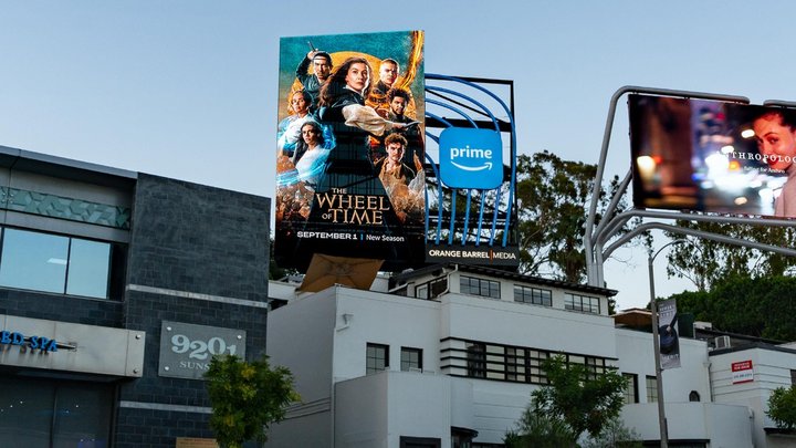 SNA Displays unveils Amazon Prime hybrid LED in Hollywood | Digital ...
