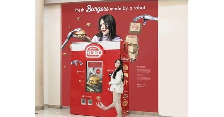 Robotic burger preparation/vending machine debuts