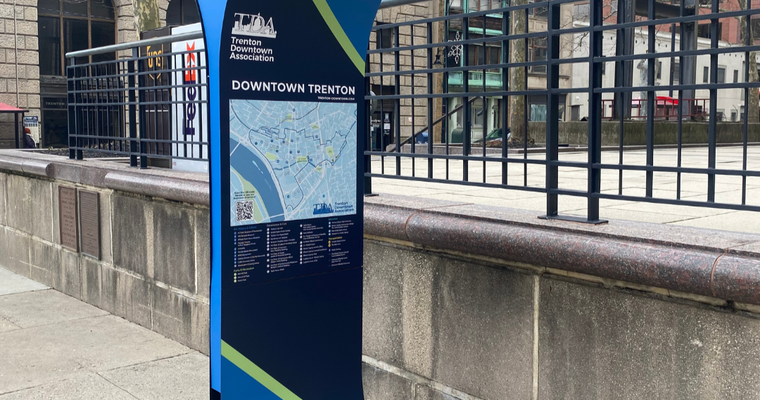 Trenton Downtown Association installs 3 Soofa solar powered digital kiosks - Vimarsana News