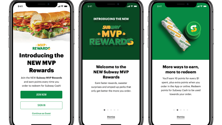 Subway replaces MyWay loyalty program with MVP Rewards | QSR Web
