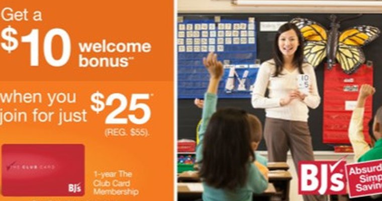 BJ’s offers membership discount for teachers, students