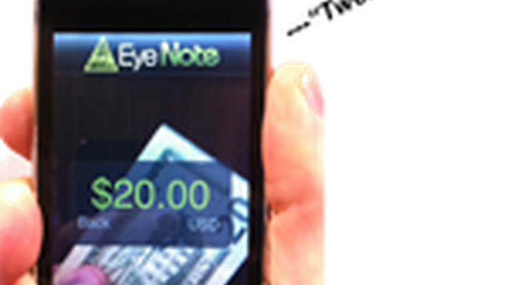 iPhone offers EyeNote to help the blind and visually impaired | ATM ...