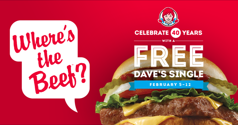 Wendy’s debuts free single burger with purchase offer
