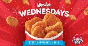 Wendy’s in-app offers holiday present Wednesdays